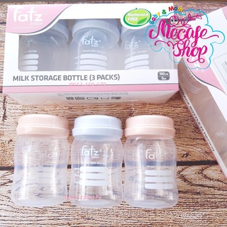 Bộ 3 bình trữ sữa 150ml cổ rộng Fatz Baby- Thái Lan