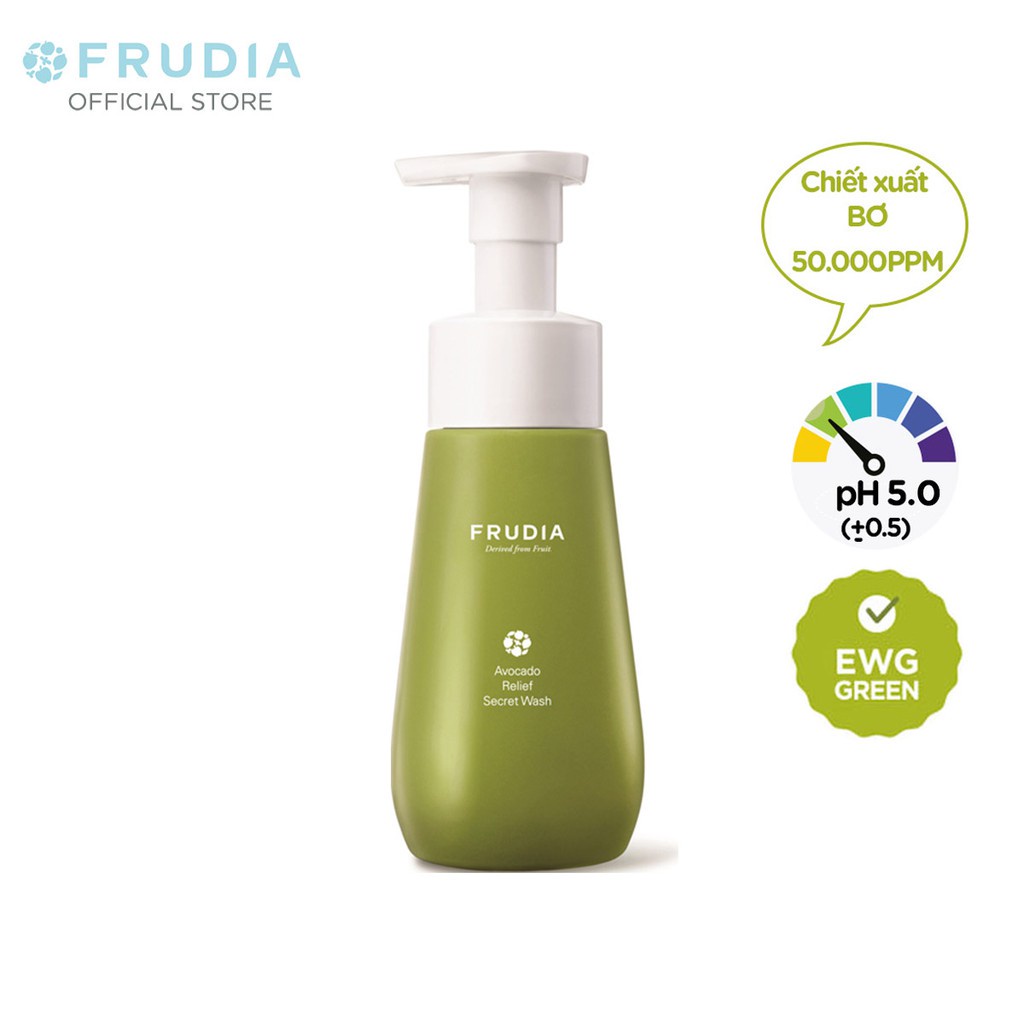 [Tặng 88k]Dung Dịch Vệ Sinh Phụ Nữ Giúp Làm Sạch Và Khử Mùi Frudia Avocado Relief Secret Wash 260ml