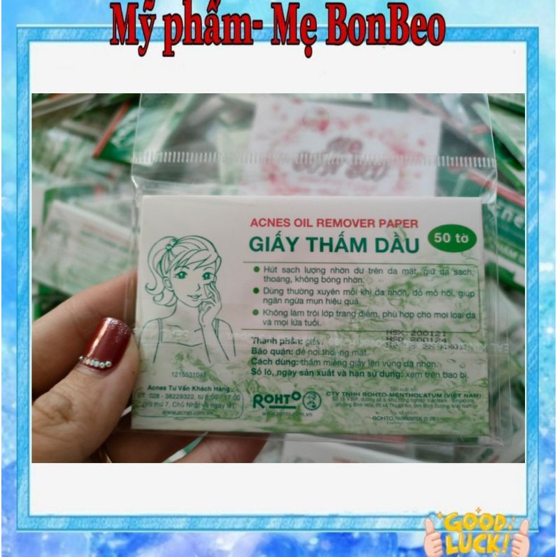 (Hsd 2024) Giấy Thấm Dầu Acnes 50 tờ/100 tờ | BigBuy360 - bigbuy360.vn