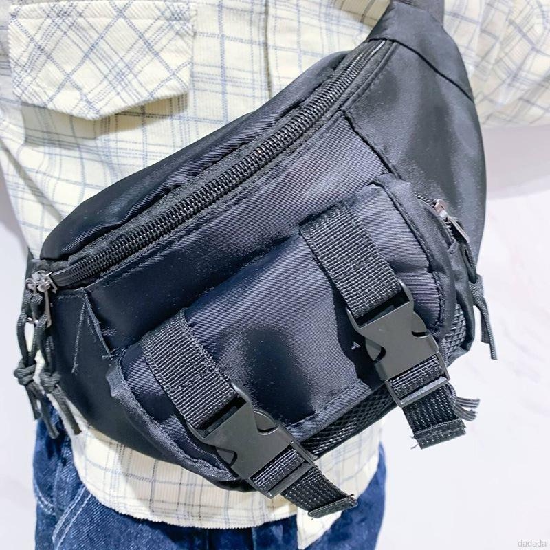 Túi đeo vai vải canvas màu trơn phong cách Hàn Quốc thời trang dễ thương cho bé trai và bé gái