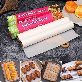 Cuộn giấy nến nướng bánh Baking Paper 5M tiện dụng