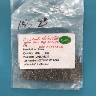 ốc 3 cạnh chân nhỏ gắn trên nẹp Face ID X/Xs/Xsmax