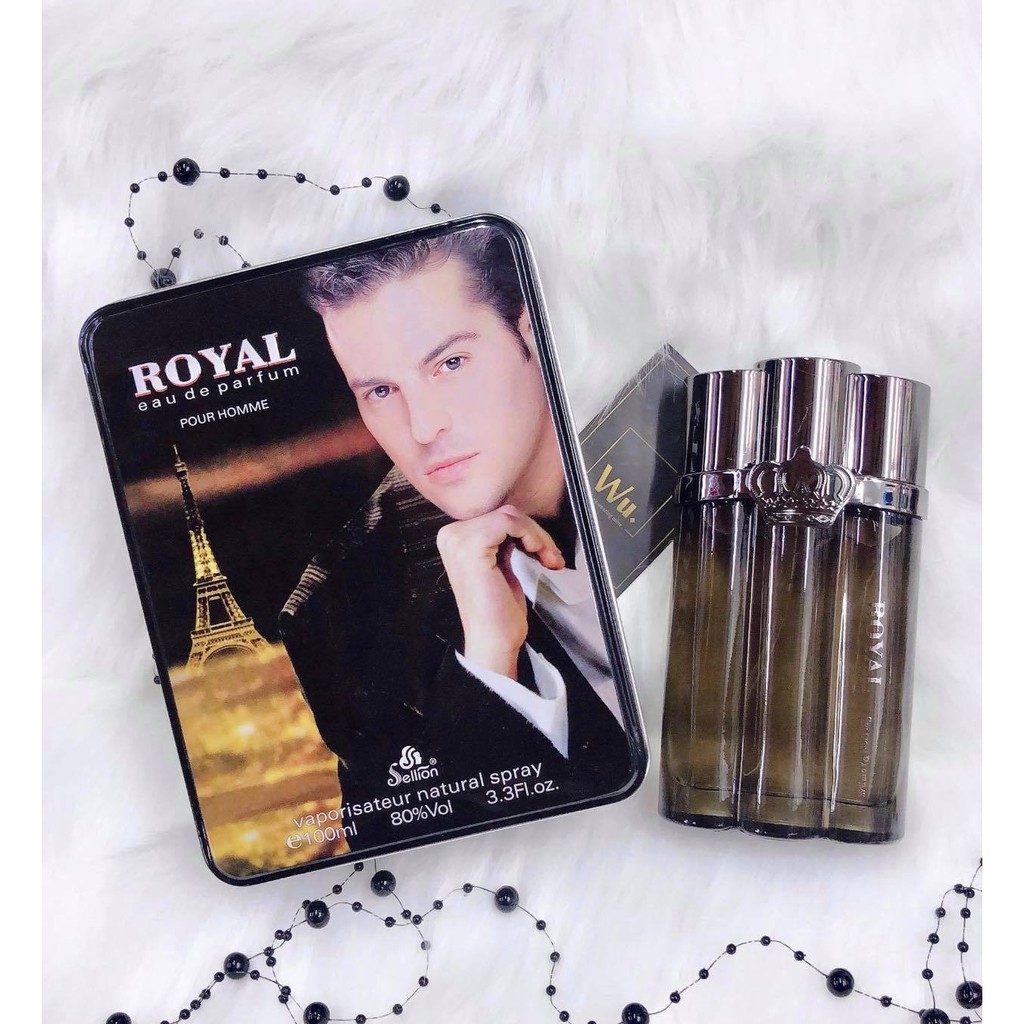 Nước hoa nam Royal eau de parfum hộp thiếc 100ml giá sỉ lẻ