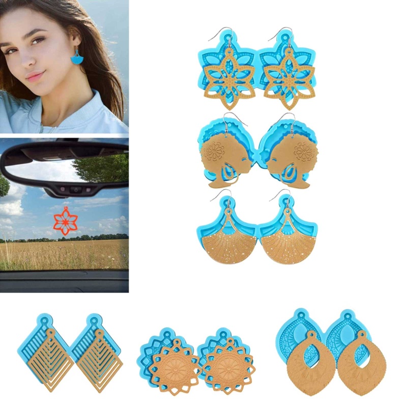 Bộ 3 Khuôn Silicone Làm Trang Sức Thủ Công