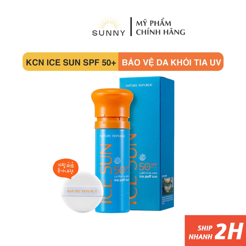 Kem chống nắng ICE SUN SPF50PA++ bảo vệ da khỏi tia UVA và UVB, nâng tone làm sáng da