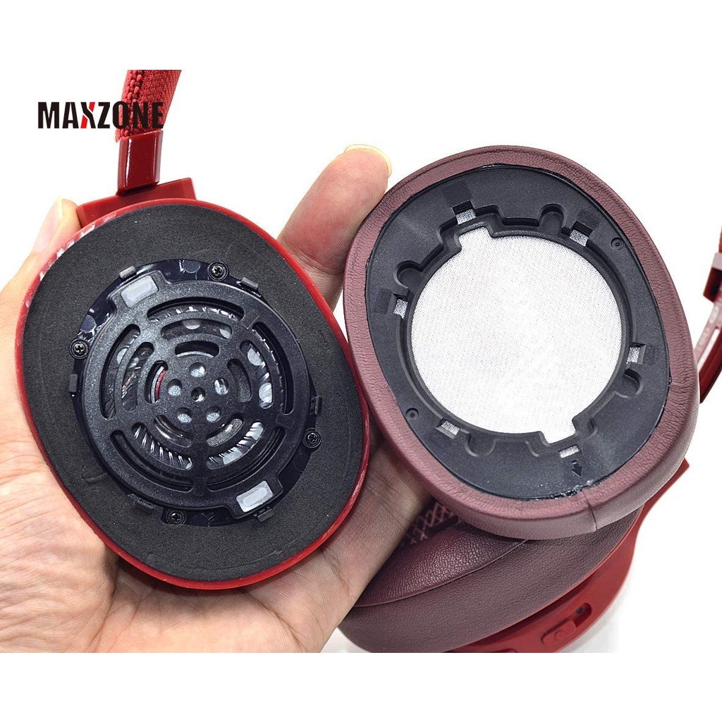 Đệm bọc bảo vệ tai nghe chụp đầu bằng da và cao su non thích hợp cho JBL Live 500BT