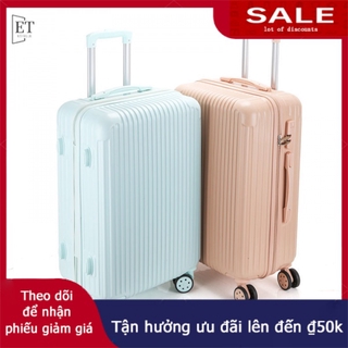 ET✨ Travel Suitcase Candy Fresh Luggage Trolley Cute Travel Suitcase Password Large Capacity Luggage