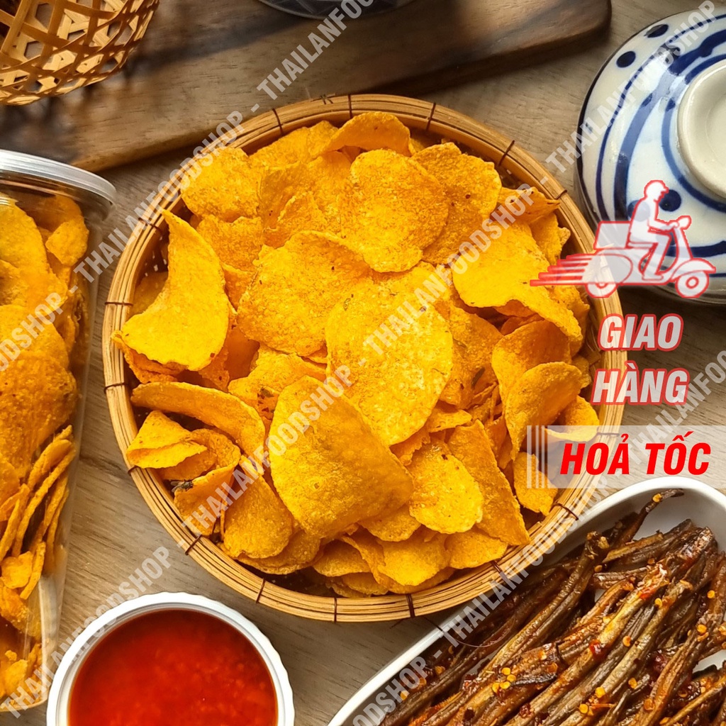 Khoai Tây Lát Chiên Mắm Hành Lon 200gr