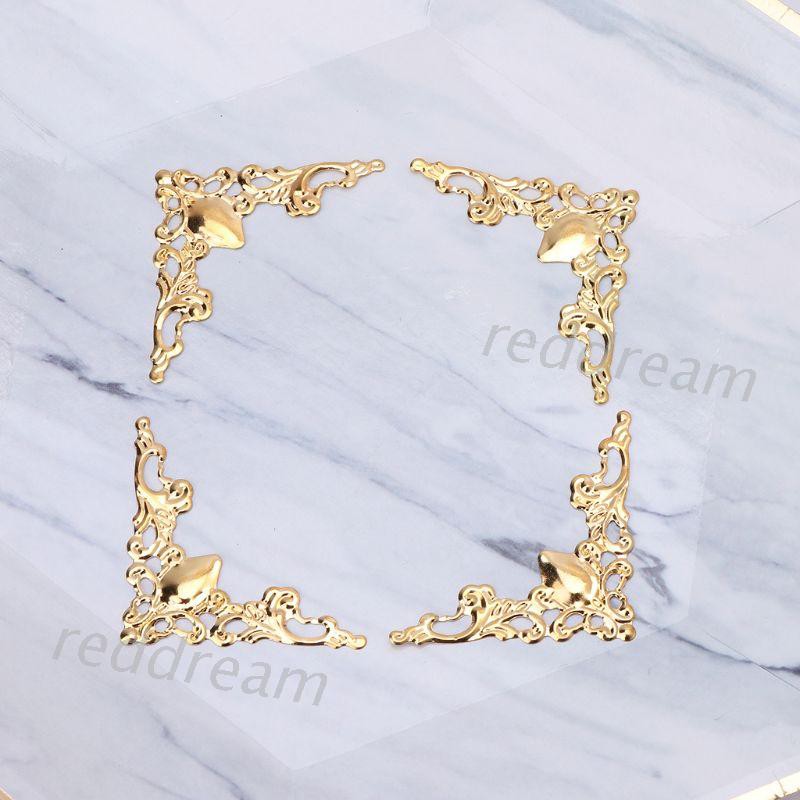 Khuôn đồng mạ vàng chuyên dụng đổ epoxy resin làm đồ trang sức DIY hình lá công / rồng độc đáo