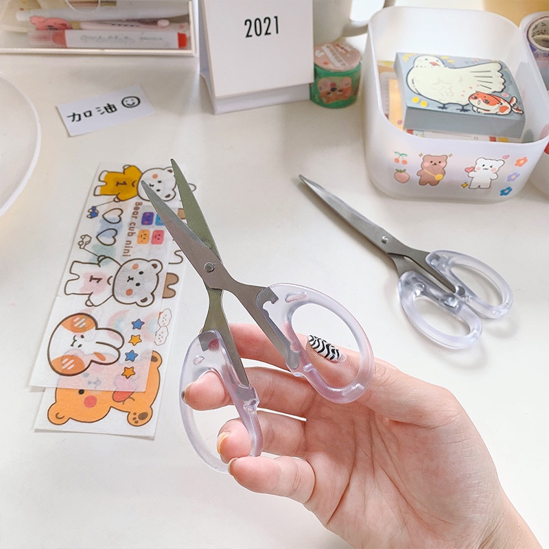 Kéo Cắt Tự Làm Trong Suốt Tiện Dụng Cao Cấp