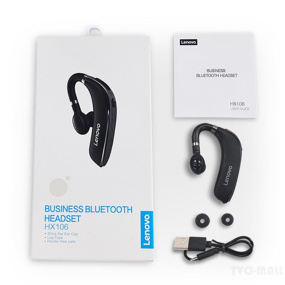 Tai Nghe Bluetooth Có Móc Gắn Tai Xoay 180 Độ Cho Lenovo Hx106