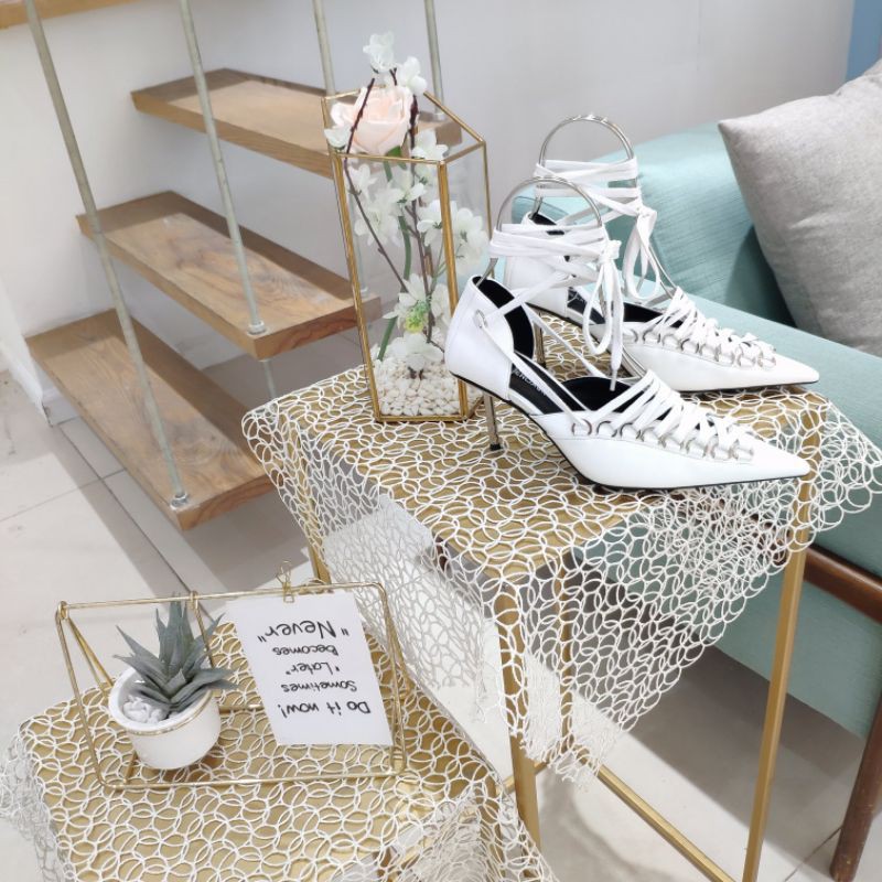 Giày cao gót nữ da thật mũi nhọn gót 8,5cm hàng xuân Balenciaga