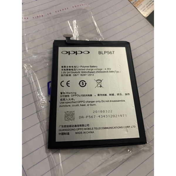 Pin Oppo R829/ R1 /LP567 xịn có bảo hành