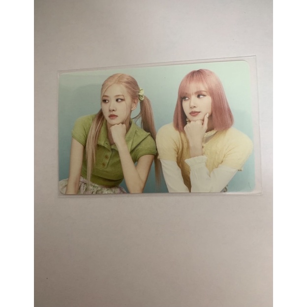 CARD BLACKPINK UNIT JENSOO LICHAENG