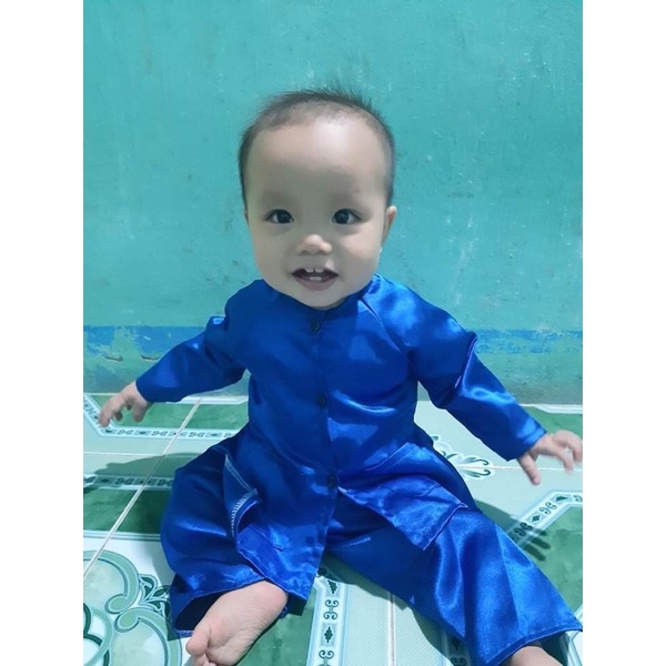 Bộ bà ba phi bé trai / bé gái kèm khăn rằn