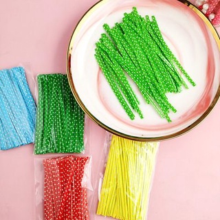 Set 100 dây kẽm giấy màu 9cm