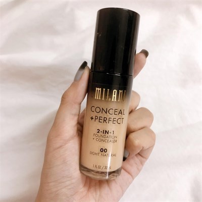 Kem nền che phủ kiềm dầu Milani Conceal Perfect 2-in-1 Foundation