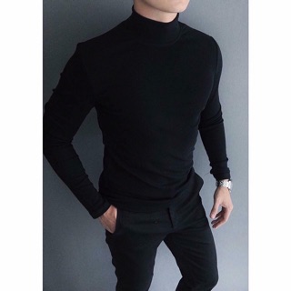 Áo len cổ 3 phân