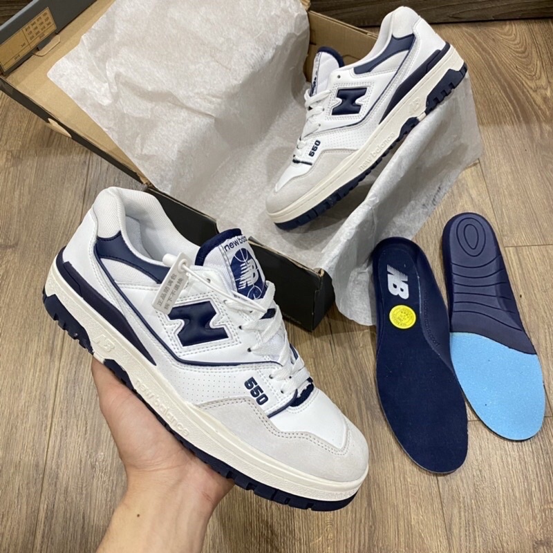 GIÀY NEWBLANE 550 DA LỘN NAVY SC [ FREESHIP + BOX ]