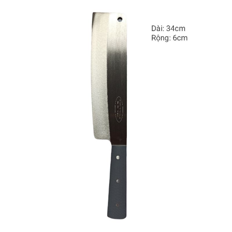Dao thái thịt, thái rau bản to vuông siêu sắc - Thép Nhật trắng không gỉ