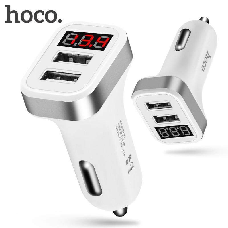 Tẩu sạc HOCO Z3 12-24V cổng USB có màn hình LED sử dụng trên xe hơi thích hợp cho  7 Samsung điện thoại 5V 3.1A
