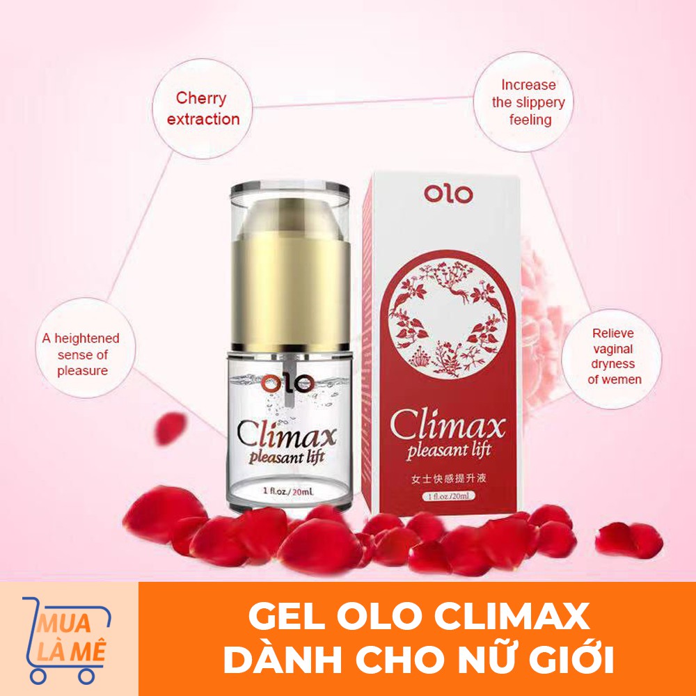 Gel bôi trơn OLO Climax mùi cherry 20ml - 3Wolves