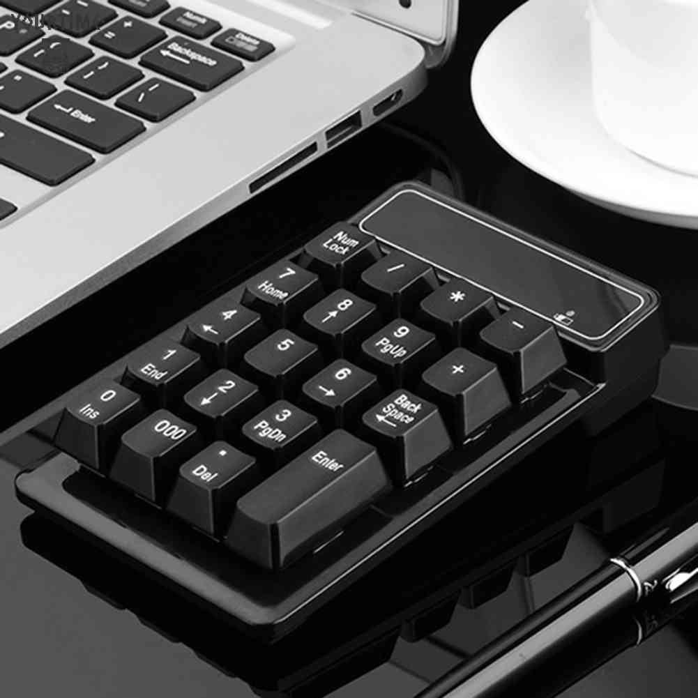 Bàn Phím Số 19 Phím Không Dây Chống Nước Kết Nối USB 2.4G