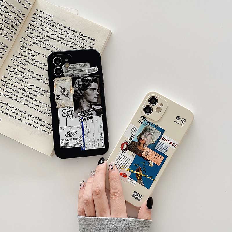 Ốp Điện Thoại Silicon Mềm Chống Rơi Hoạ Tiết Trừu Tượng Cho Iphone11 12 Promax 6 6s 7 8 Plus X Xs Xr Xsmax | BigBuy360 - bigbuy360.vn