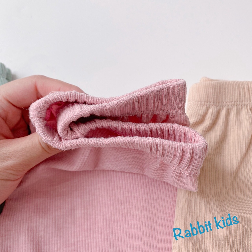 Quần Legging Dài Trơn Cho Bé Gái Cao Cấp💝FREESHIP💝Quần Dài Thu Đông Trẻ Em 10-24kg Chất Thun Tăm Mềm Mại Co Giãn Tốt