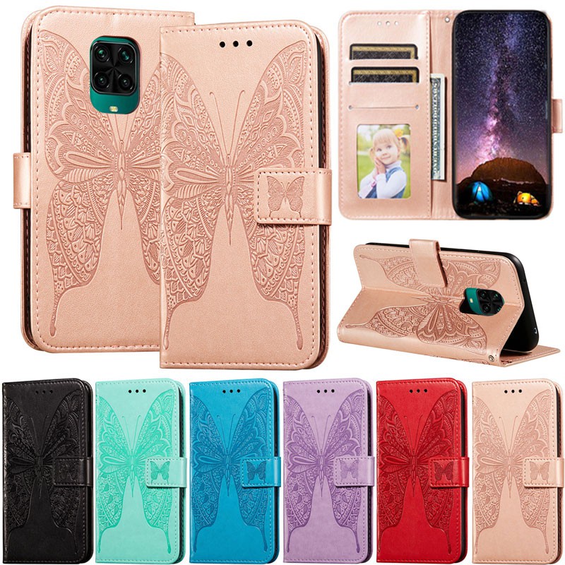 Bao Da Nắp Gập In Hình Bướm Sang Trọng Cho Xiaomi Redmi Note 9s Note 9 Pro Max Note 9 Pro Mi 10 Note 10 Lite 10 Lite