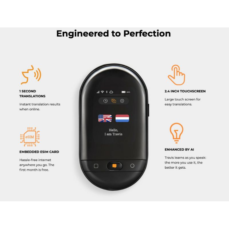 Máy phiên dịch Travis touch go 2020