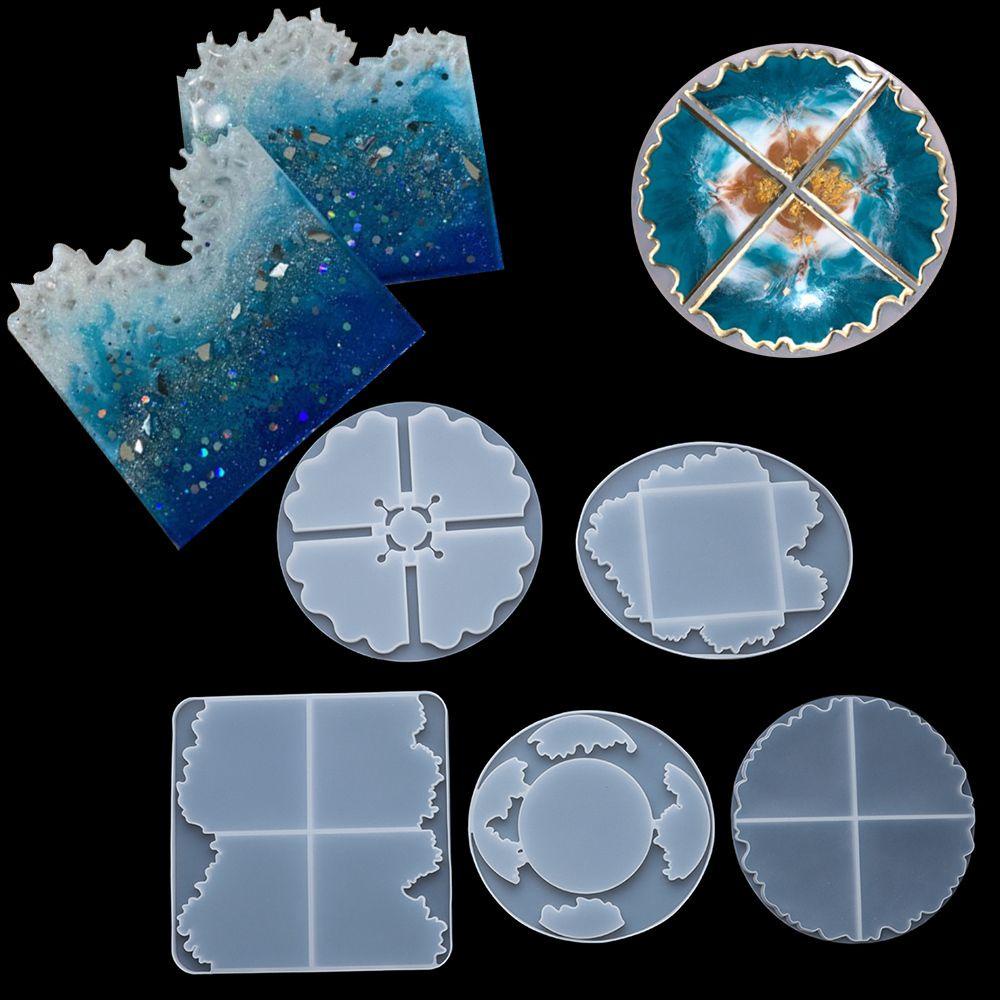 Jane Khuôn Nhựa Resin Làm Đế Lót Ly Mẫu Mới