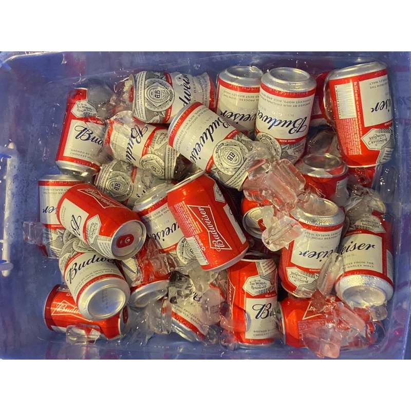 Thùng bia Budweiser lon 330ml*24 Hàng chính hãng