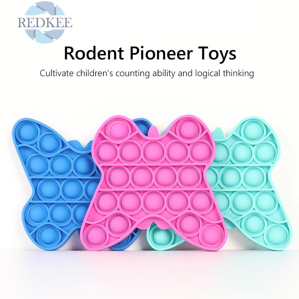 Redkee  Bubble Sensory Butterfly Shape for Autism Stress Relief Funny Toys