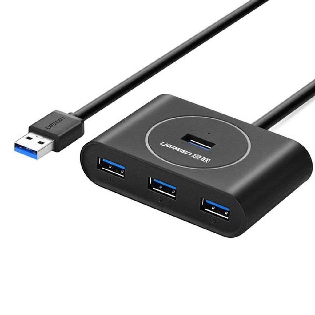 HUB usb chuẩn 3.0 ra 4 cổng usb 3.0 Ugreen 20291-15cm Hàng Chính Hãng bảo hành 18 tháng