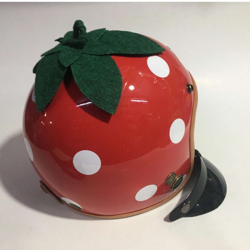 NÓN BẢO HIỂM 3/4 KIỂU QUẢ DÂU-BẢO HÀNH 12 THÁNG