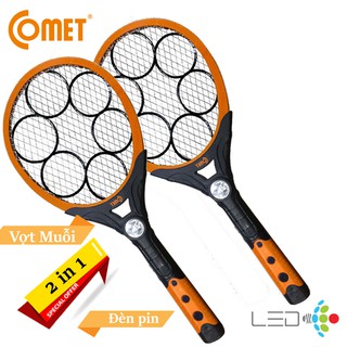 Vợt muỗi Comet CP040 3W (Đen Cam)