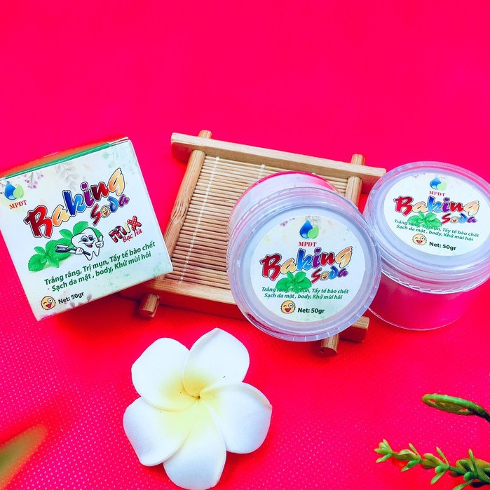 &lt;Mẫu mới&gt; Baking soda - Tẩy Trắng răng, Thơm miệng, Mịn da, Khử mùi, Tẩy da chết... &lt;Soda Chính Hãng Ngân Bình&gt;