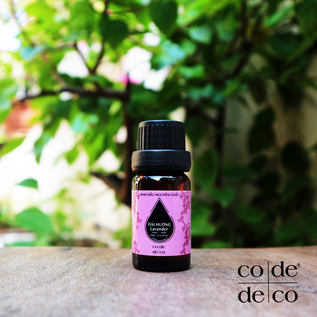 Tinh Dầu Oải Hương Thiên Nhiên Thơm Phòng, Thư Giãn 10ml CODE DECO