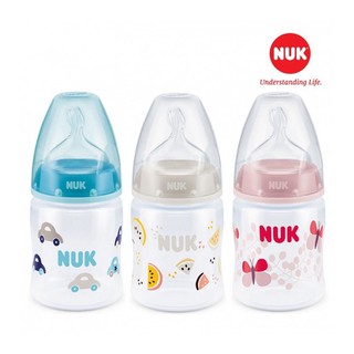 Bình sữa nuk premium choice nhựa pp 150ml núm ty silicone s1-m nhập khẩu đức