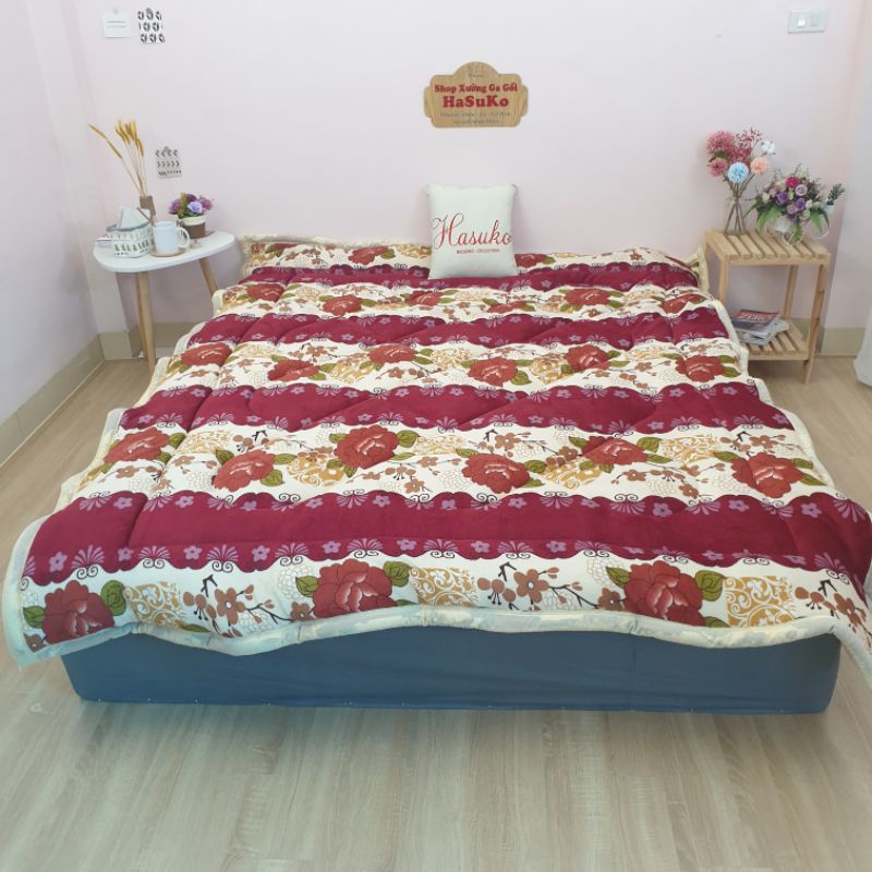 Chăn lông cừu đại hàn HASUKO siêu mềm,siêu nhẹ,siêu ấm trong mùa đông giá lạnh năm nay