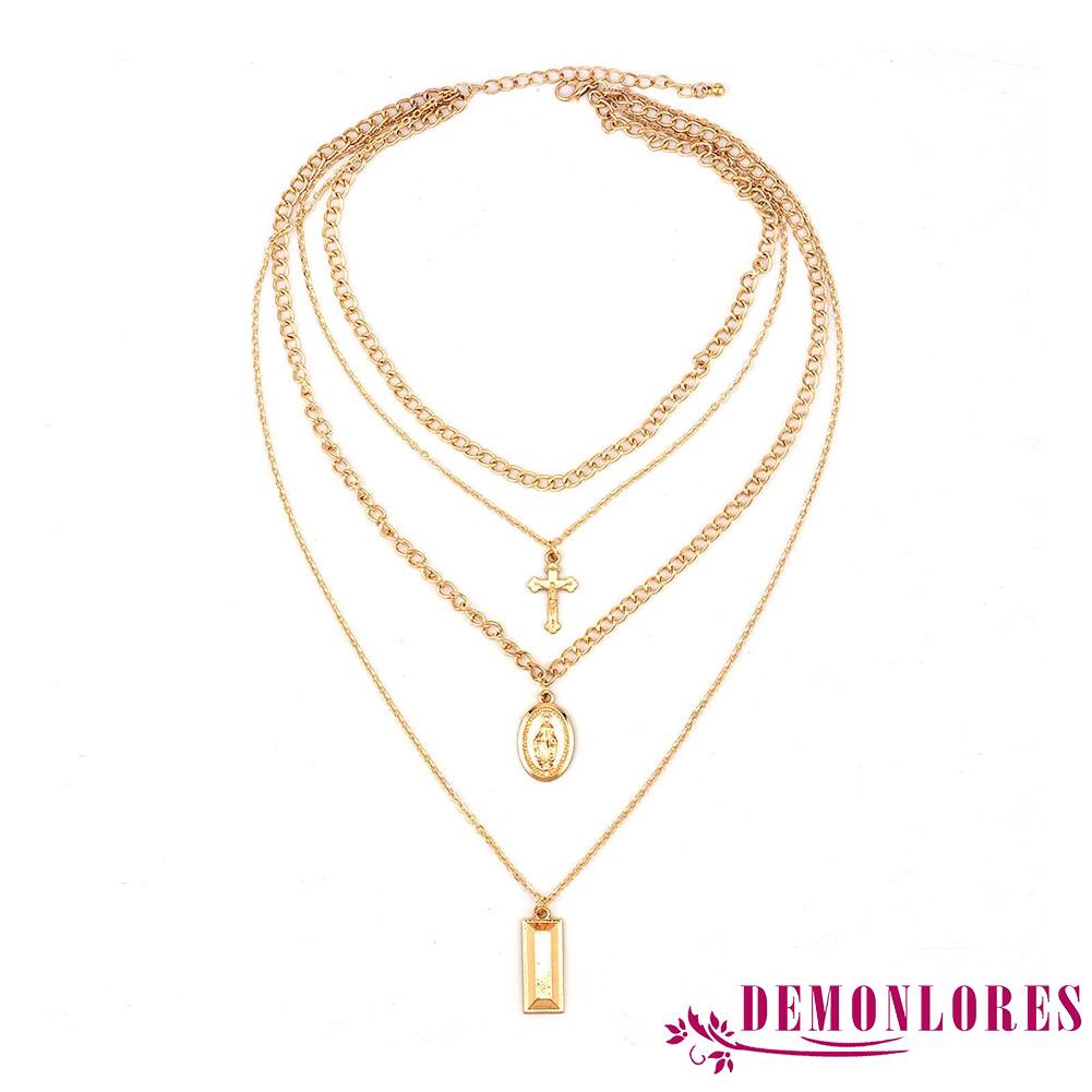 Dây chuyền mặt chữ thập bằng hợp kim thời trang