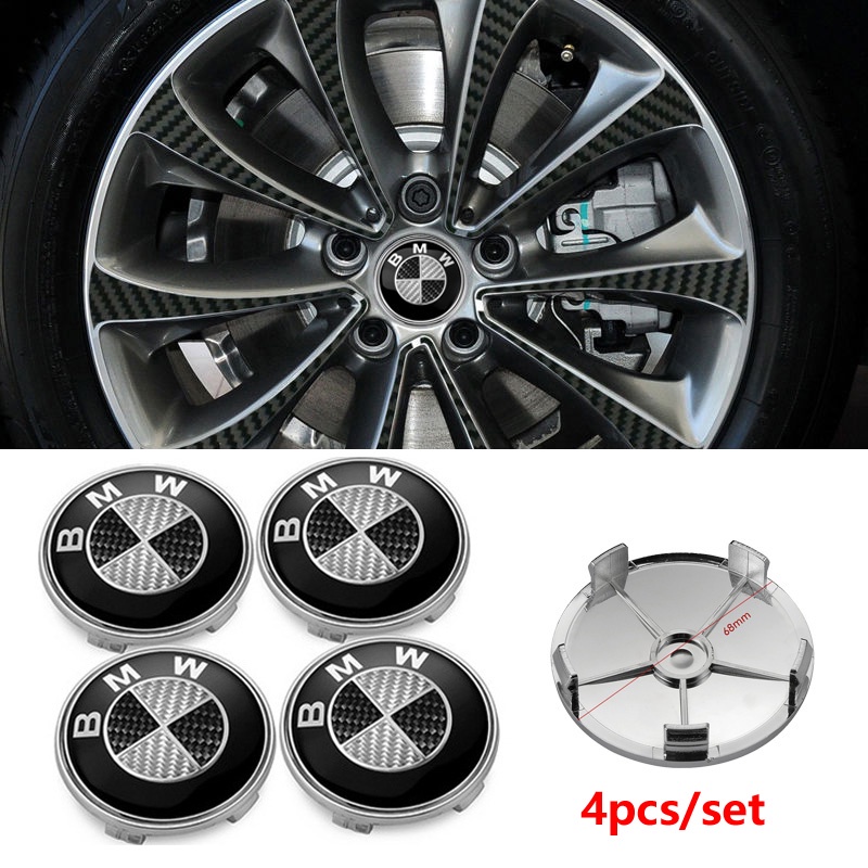 Logo Gắn Trang Trí Vô Lăng Xe Hơi bmw Bằng Sợi carbon Cao Cấp Ốp