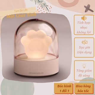 Đèn ngủ chân mèo phát nhạc 🌈Freeship🍀 Món quà độc đáo cho người thân yêu