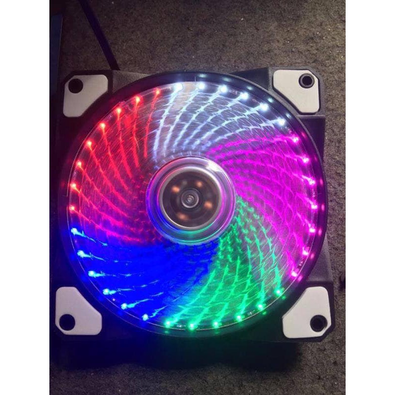 Fan led 33 bóng Xanh/Đỏ/5 màu (Video)