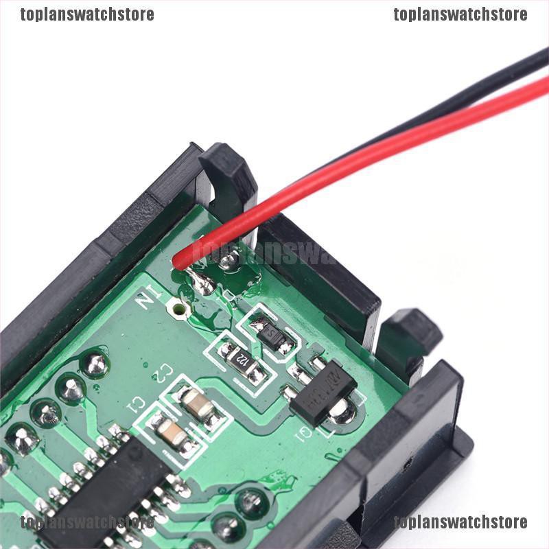 Vôn Kế Điện Tử Mini DC 0-30V Màu Đỏ