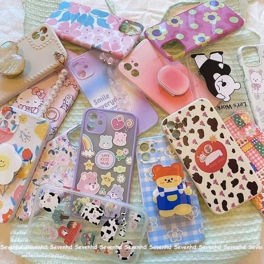 Ốp điện thoại TPU hoạ tiết hoạt hình thích hợp cho iPhone 12 11 8plus 7plus 6 6s Plus 8 7 XR X 11Pro Max XS MAX