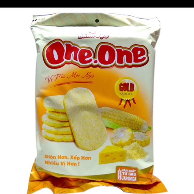 Bánh gạo One One vị phô mai ngô 118g