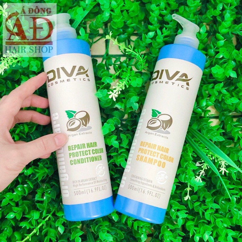 [Chính hãng] [Siêu rẻ] Bộ dầu gội xả Diva phục hồi giữ màu chính hãng New 500ml