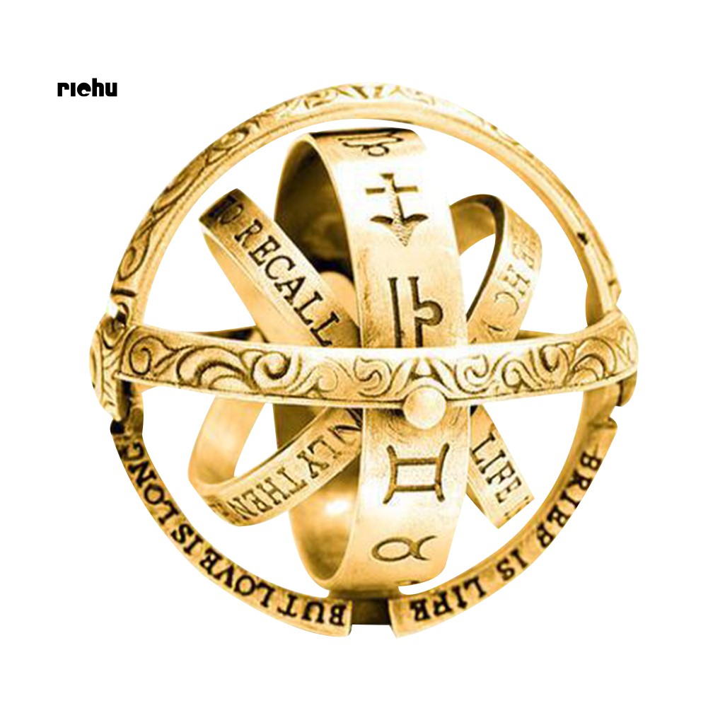 Rc_nhẫn Kể Chuyện Biến Hình Dạng Quả Bóng Rỗng Thời Trang Unisex